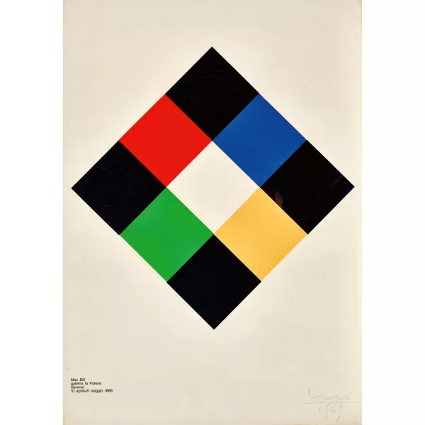 Max Bill — "Max Bill galleria la Polena 1969".