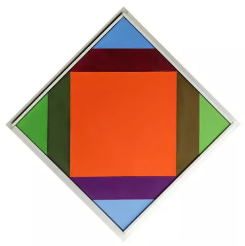 transcoloration um roten kern, 1972-74.