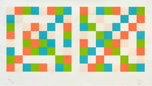 MAX BILL — Geometrische Komposition. 1980. — Koller Auktionen