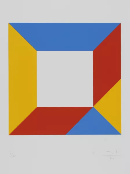 Max Bill — Gruppe um Weiss, aus "Zürcher Konkrete", 1970