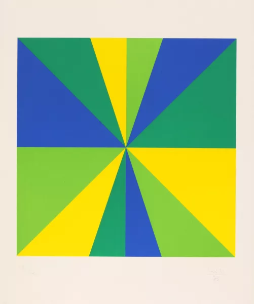 Max Bill — 2 Blätter: Ohne Titel 1969; Ohne Titel, 1973