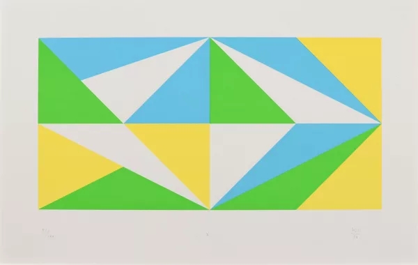 Max Bill — 4 Blätter: Die 14. Grafische Reihe, 1994