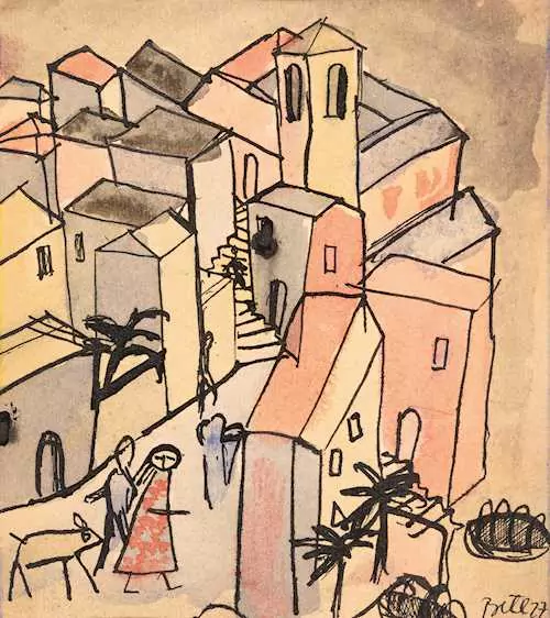 MAX BILL — Southern Village. 1927. — Koller Auktionen