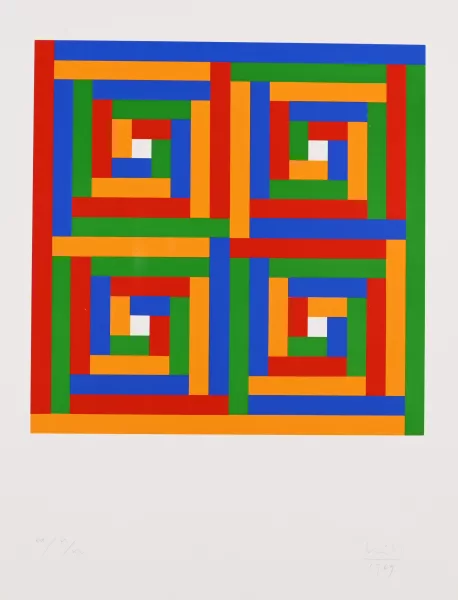 Max Bill — 2 Blätter: Ohne Titel, 1969; 1970