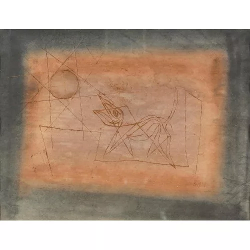 Max Bill — "Mond anbellender Hund".