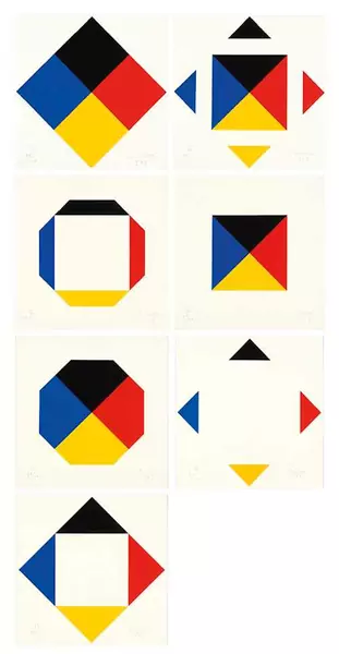 MAX BILL — 7 scarious. 1967. — Koller Auktionen