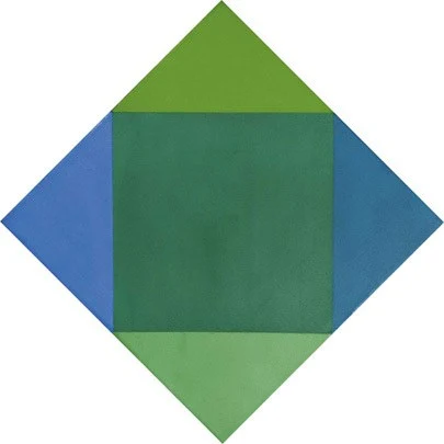 Max Bill — Zerstrahltes Grün, 1964
