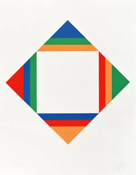 Max Bill — 2 Blätter: Ohne Titel, 1971, 1972