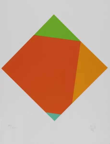 Max Bill — Mappe. Acht transcolorationen, 1986
