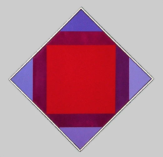 Max Bill — Transcoloration aus rot zu blau, 1972-74
