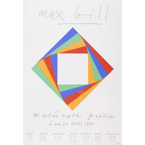 Max Bill — "musée rath 1972".