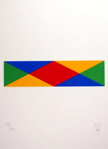 Max Bill — Portfolio. Vier quantengleiche Variationen, 1989