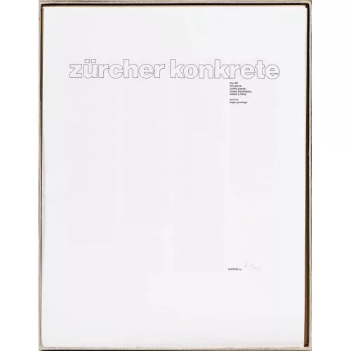 Max Bill — "Zürcher Konkrete".