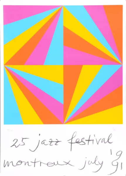 Max Bill — 25 Jazz Festival Montreux, July 1991, 1990