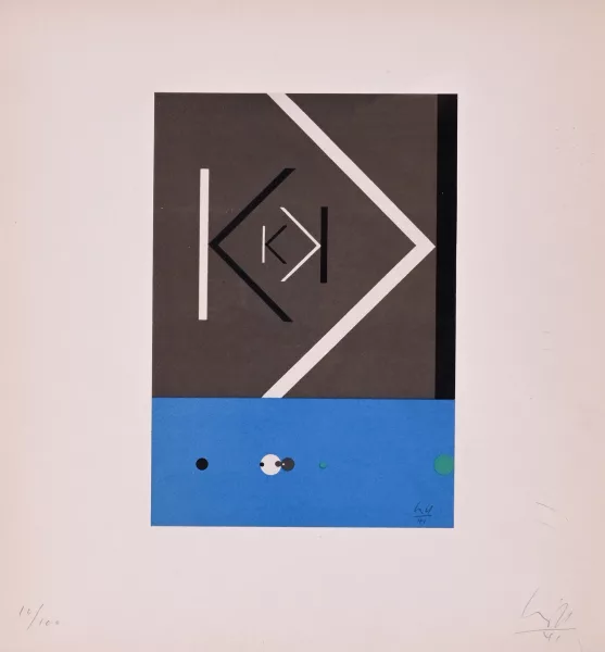 Max Bill — 8 Blätter aus "10 Original-Lithos", 1941