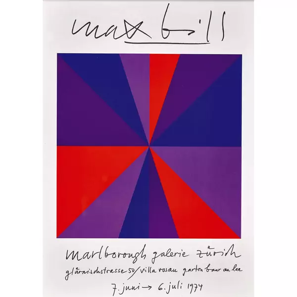 "max bill marlborough galerie zürich 1974"