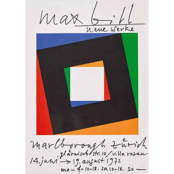 "max bill neue werke marlborough 1972"