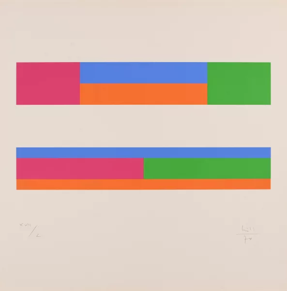 Max Bill — 8 Blätter aus: 8 (2 4/4) = 8, 1974