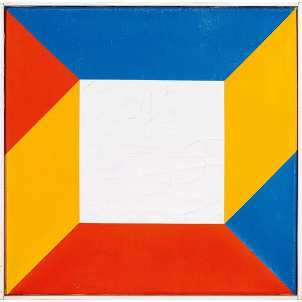 Max Bill — 4 gleichgrosse farbquanten — Galerie Kornfeld