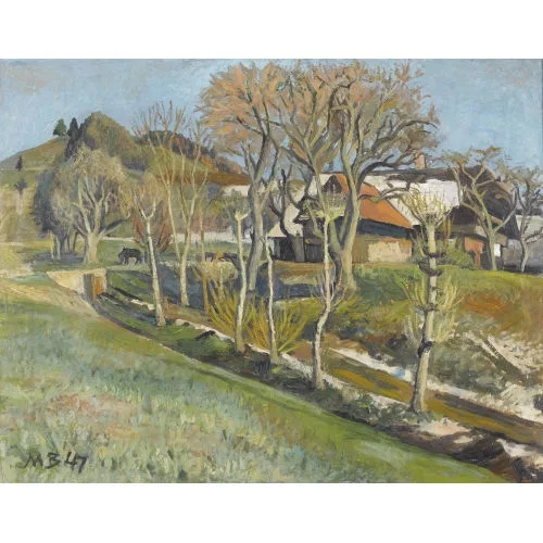 Max Böhlen — "Winterlandschaft bei Goldwil".