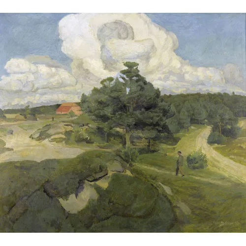 Max Böhlen — "Ostfriesische Landschaft (Dünen)".