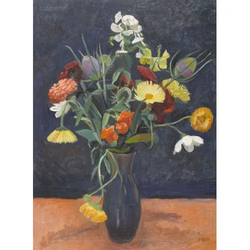 Max Böhlen — Wiesenblumen in einer Vase.