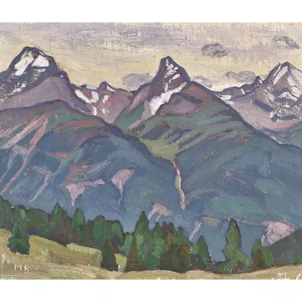 "Piz Aela, Tinzenhorn & Piz Michel von der Wieseneralp aus"