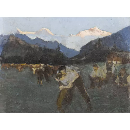 Max Buri — Schwingfest im Berner Oberland.