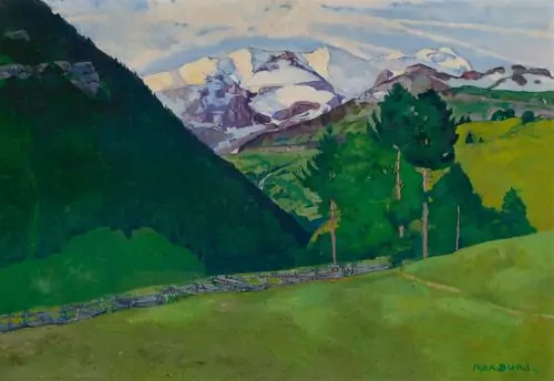 MAX BURI — Blick auf die Blümlisalp. — Koller Auktionen