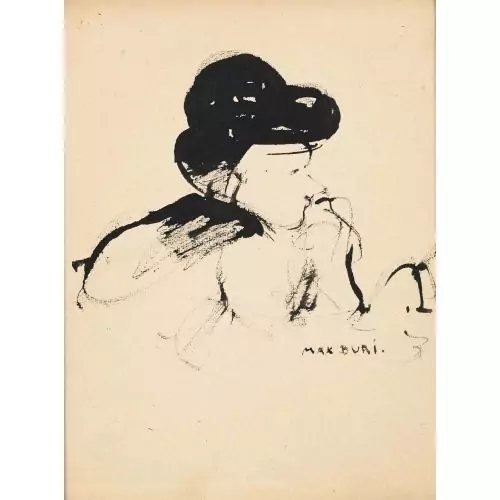 Frau mit Hut