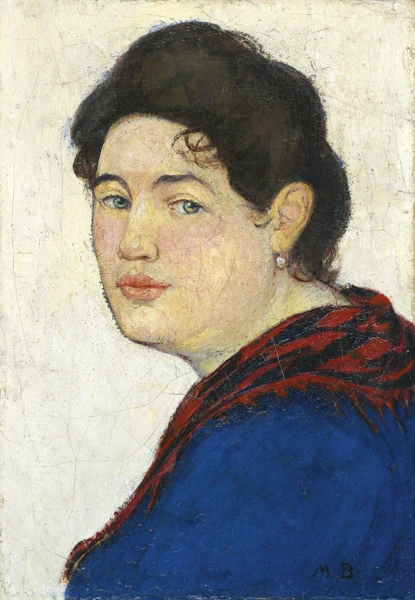 Max Buri — BILDNIS EINER JUNGEN BÄUERINPORTRAIT OF A YOUNG PEASANT WOMAN