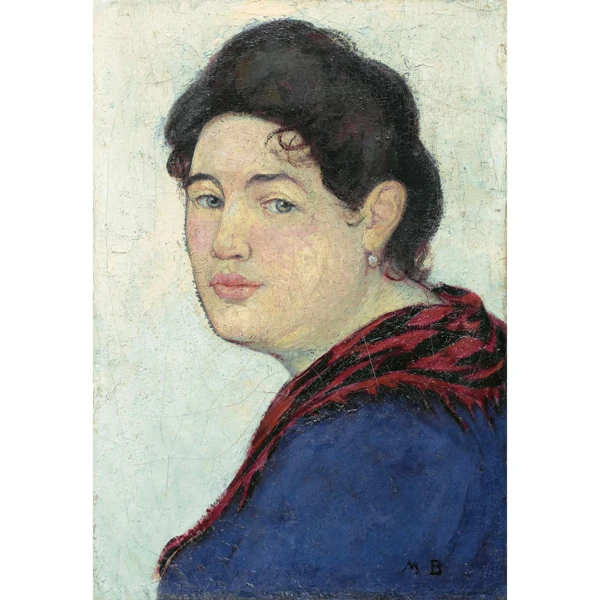 Max Buri — BILDNIS EINER JUNGEN BÄUERIN PORTRAIT OF A YOUNG PEASANT WOMAN