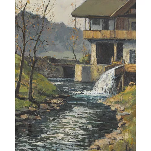 Max Clément — "Taverna bei Mühlenthal".