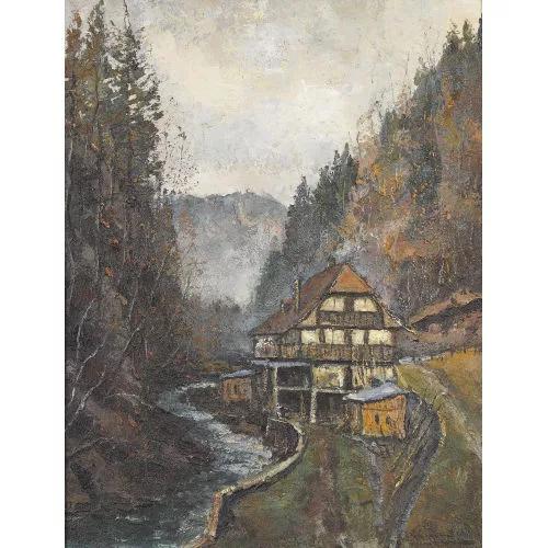 Max Clément — "Haus im Gottéron".