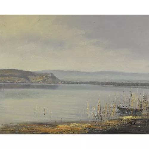 Max Clément — "Murtensee mit Vully".