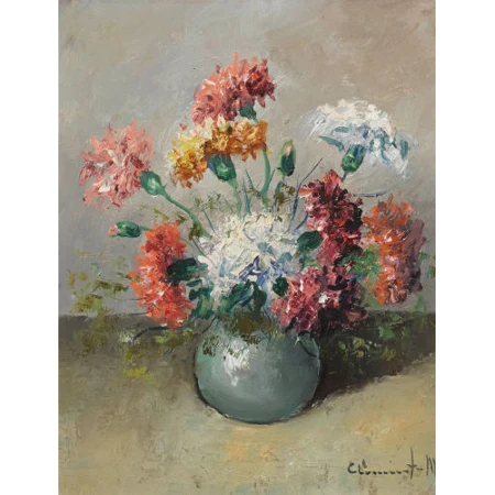 Nelken in Vase