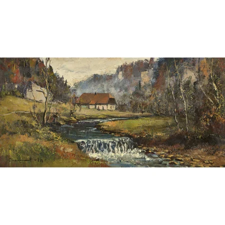Herbstliche Bachlandschaft