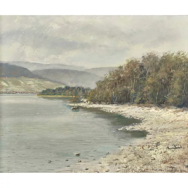 Max Clément — "St. Petersinsel gegen Jura".