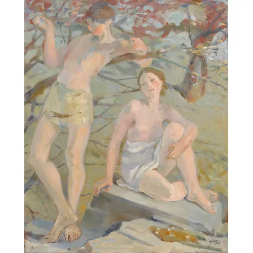 Max Emanuel Huber — "Erwachende Liebe".