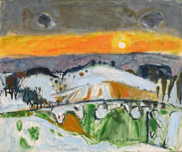 Max Franz Brütschlin — Winterlandschaft