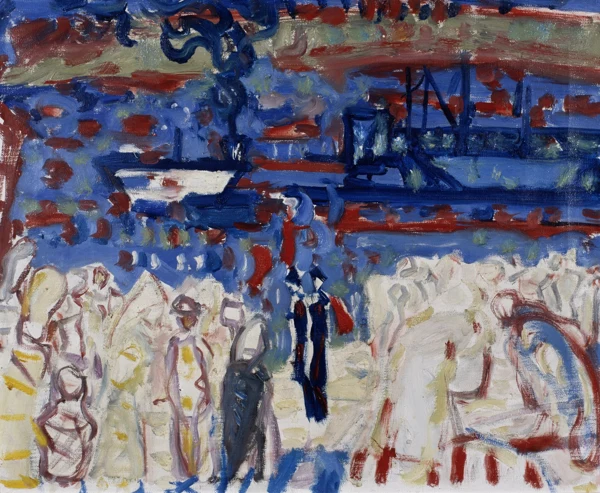 Max Gubler — Venedig bei Nacht, 1949