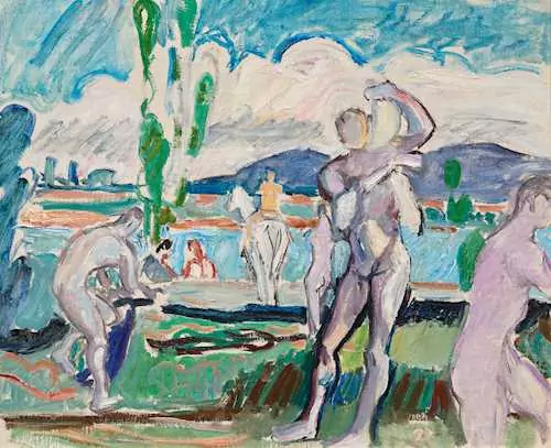 MAX GUBLER — Bather. 1944. — Koller Auktionen