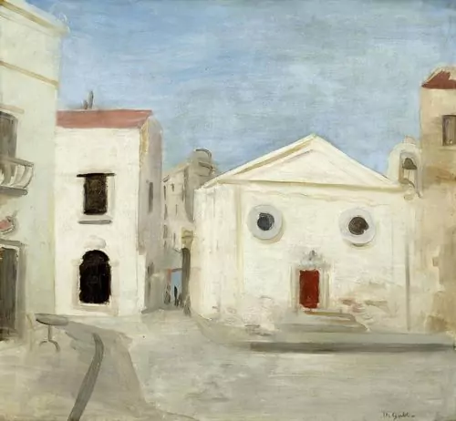 MAX GUBLER — Die Kirche San Bartoluzzo in Lipari. — Koller Auktionen