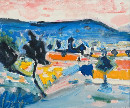 Kleine Sommerlandschaft, Weininger Feld, 1950