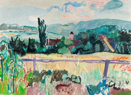 Kloster Fahr, Sommerlandschaft, Unterengstringen, 1943
