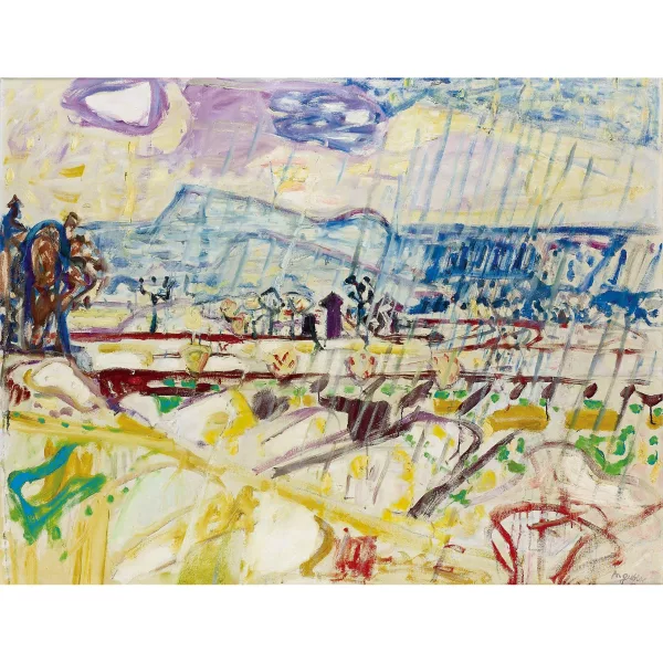 Max Gubler — "Der Regen, Unterengstringen".