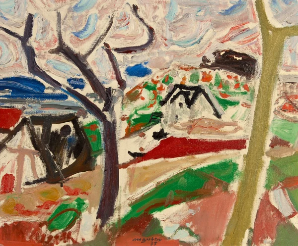 Max Gubler — Frühling, Unterengstringen, 1955