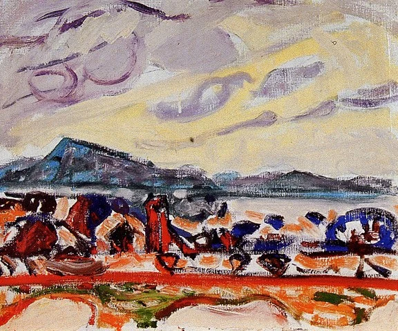 Max Gubler — Schneeschmelze Unterengstringen, um 1949