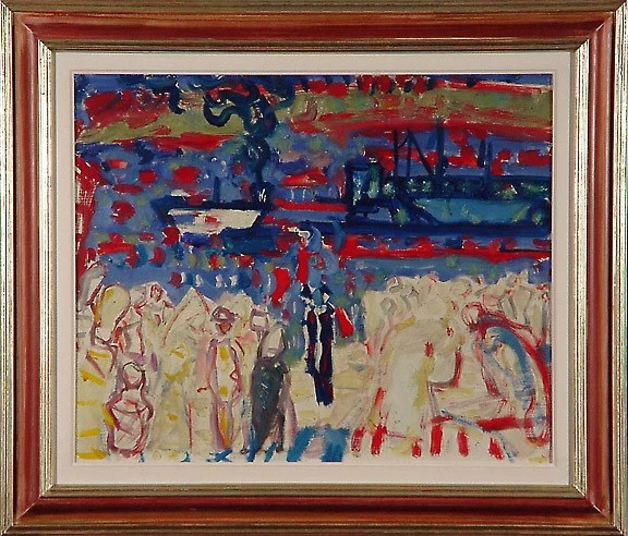 Max Gubler — Venedig bei Nacht, um 1949