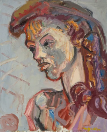 Frauenbildnis, Maria Gubler, um 1950